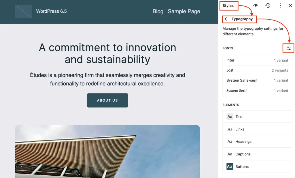 wordpress 6.5: upload custom fonts